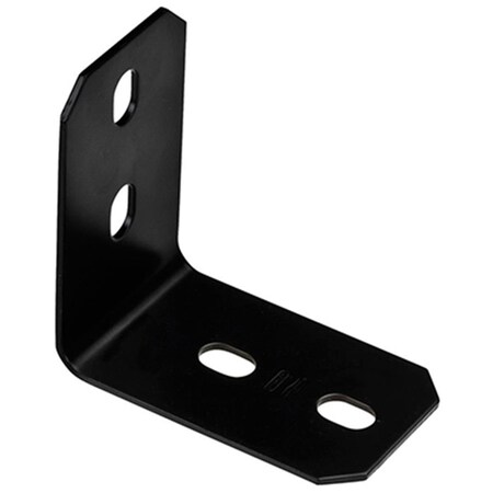 Eat-In N351-500 4.9 in. Black Powder Coated Steel Corner Brace EA567806